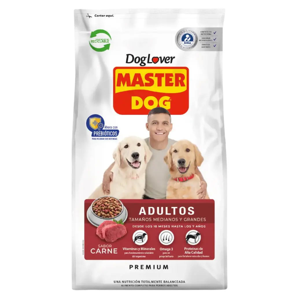 Master Dog Alimento para perros Carne 18 kg