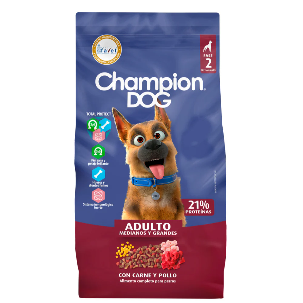 [7804100103356] Champion Dog Adulto Carne 18 Kg