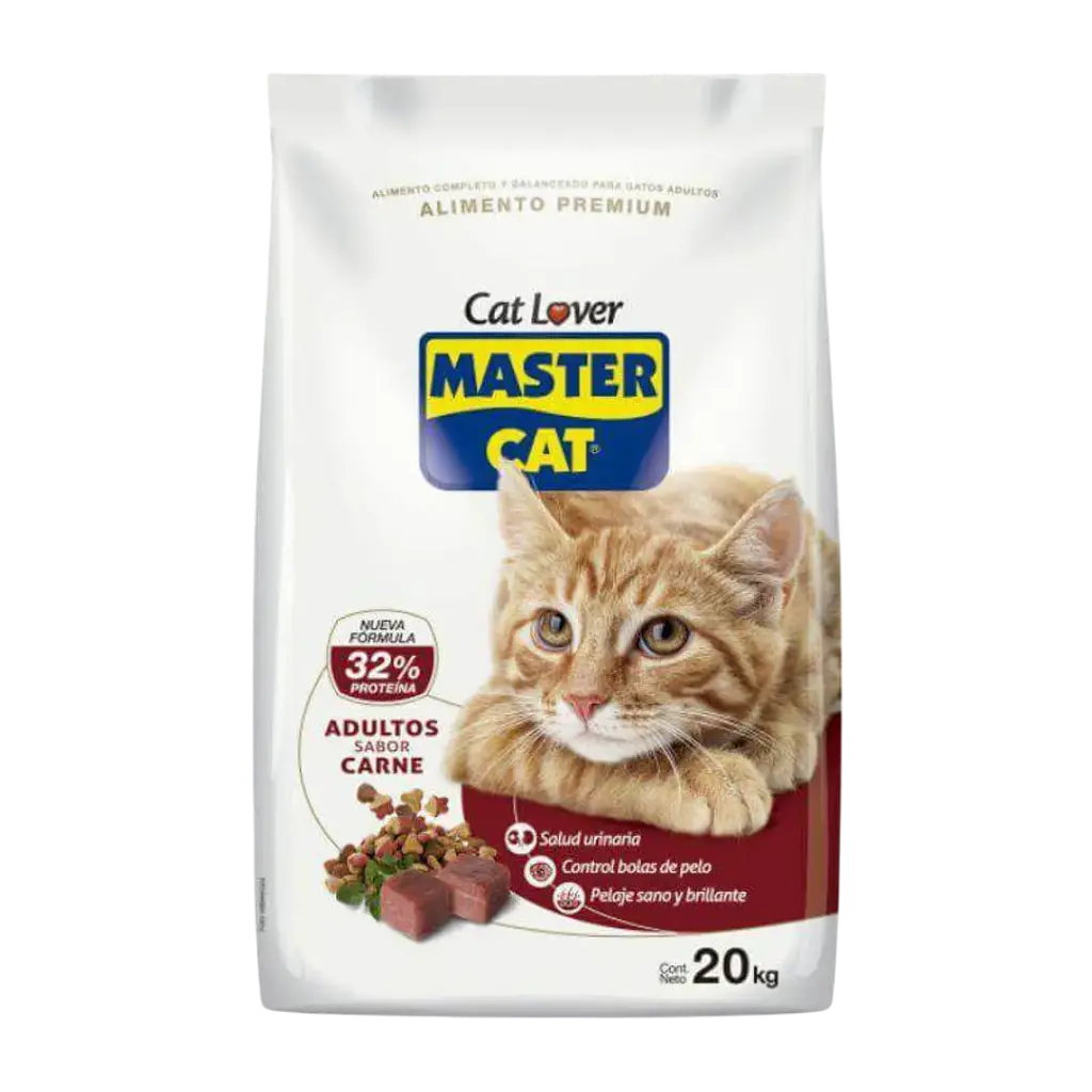 MASTER CAT ADULTO CARNE 20 KG