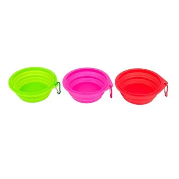 [74233] Plato plegable de paseos para perros y gatos (colores variados) 15cm
