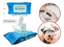 Toallitas Humedas Happypets para perros y gatos 50 und. Aroma Aloe Vera