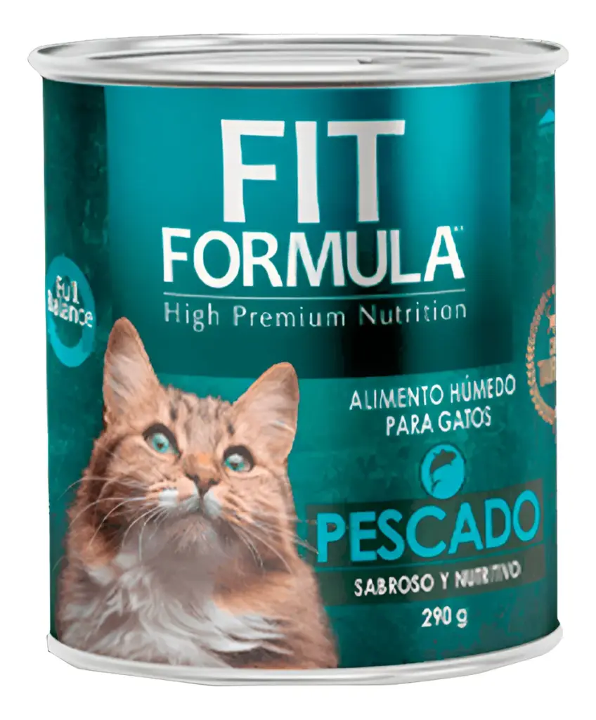 FIT FORMULA LATA GATOS SABOR PESCADO 290G