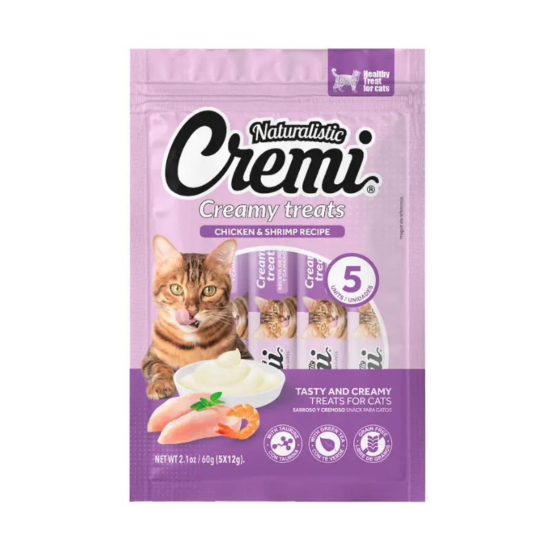 [7804457002531] Naturalistic Cremi Pollo & Camaron 60gr