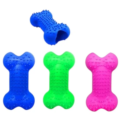 JUGUETE HUESO PLASTICO (COLORES VARIADOS)