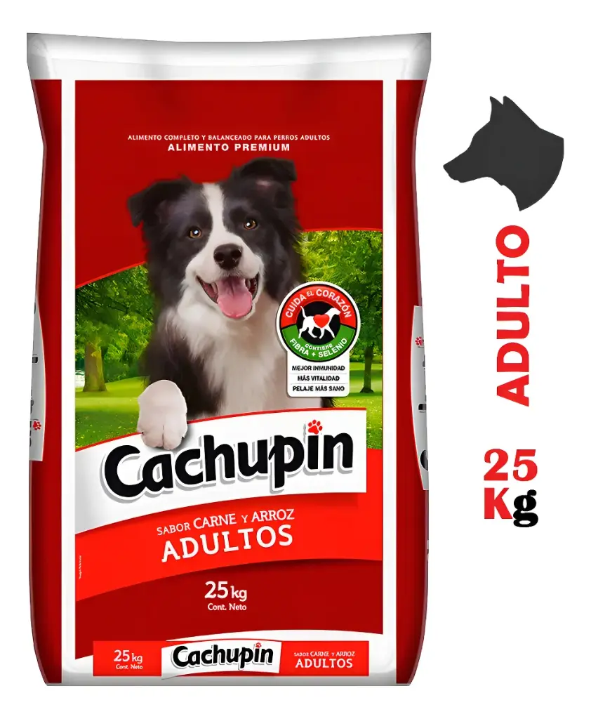 CACHUPIN ADULTO CARNE Y ARROZ 25KG