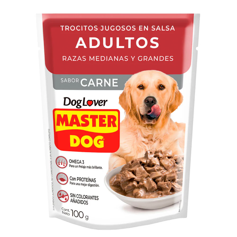 MASTER DOG SOBRE ADULTO CARNE 100GR