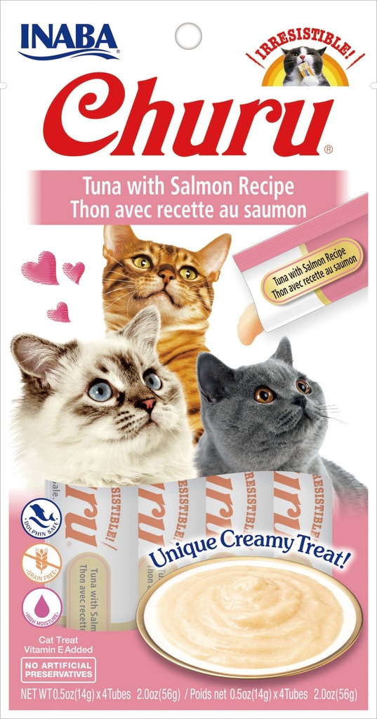 Churu Sobre sabor Atún y Salmon Para Gatos - 56 G