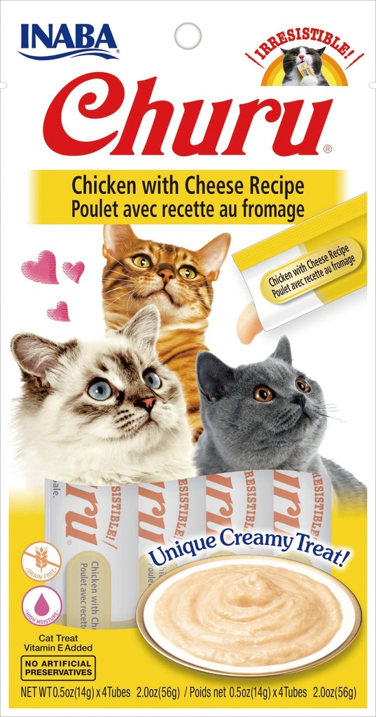 Churu pollo y queso Para Gatos - 56 G
