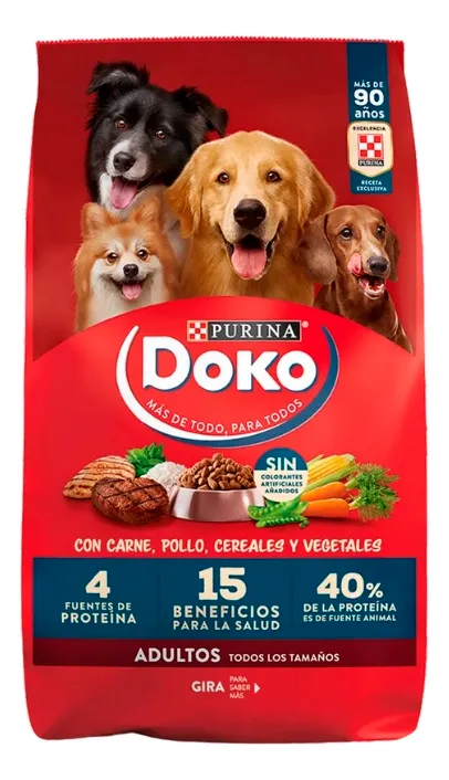 Doko Adulto Carne Cereal y Arroz 16.5 Kg 