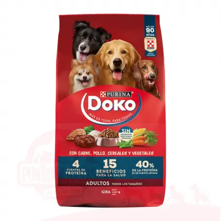 Doko Cachorro Carne, Leche, Cereal 16.5 Kg 