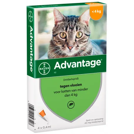 Pipeta Advantage Para Gatos Hasta 4kg 