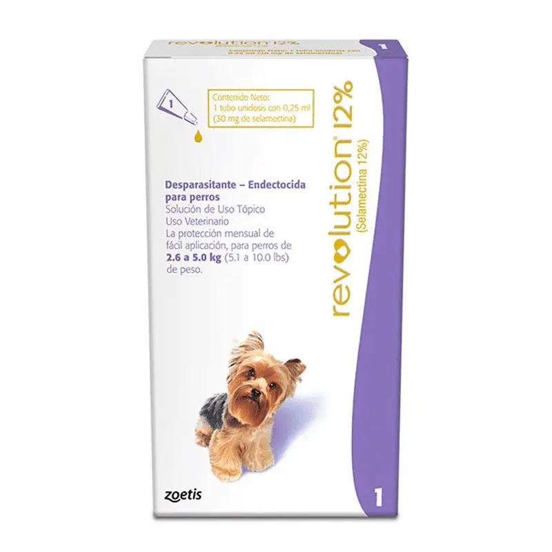 Pipeta Revolution Perro de 2,6 a 5 Kg 