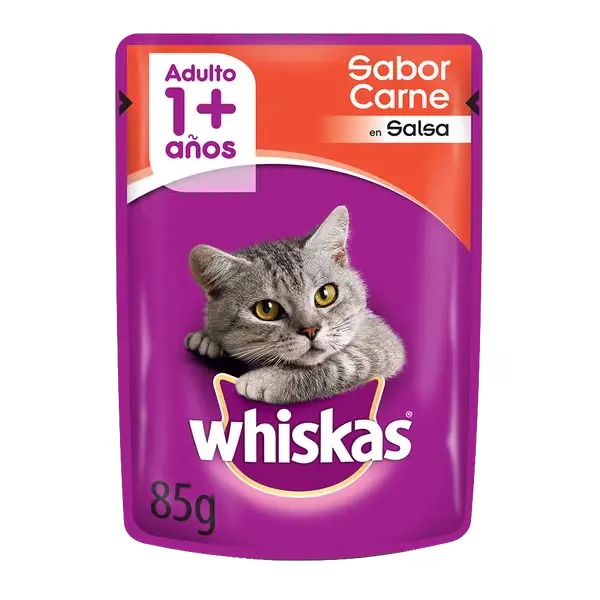 Sobre Wishkas sabor carne 85g