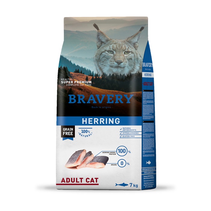 BRAVERY GATO ADULTO HERRING  - 2kg