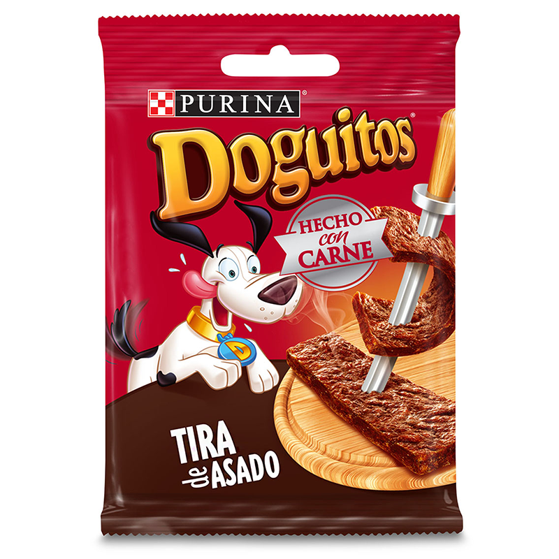 Doguitos Snack perro Tira de Asado 65g purina