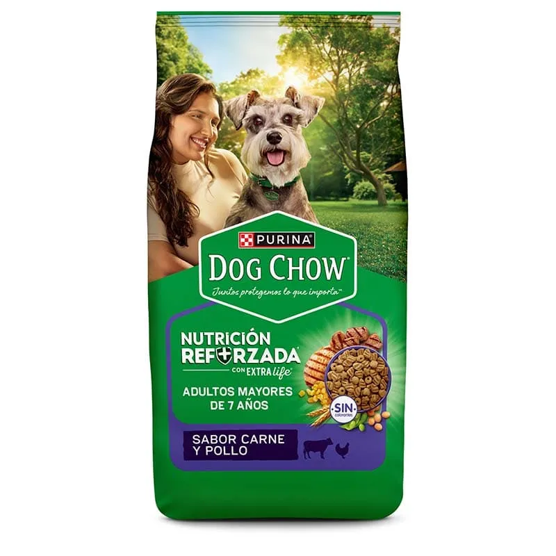 [12602819] Dog Chow Adultos 7 + Longevidad carne y pollo 16.5 Kg