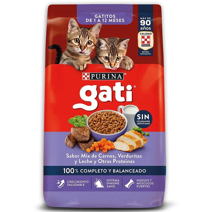 GATI GATITOS MIX DE CARNES 15 Kg.