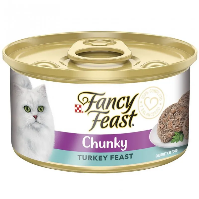 FANCY FEAST LATA TERRINE PAVO 85 GRS