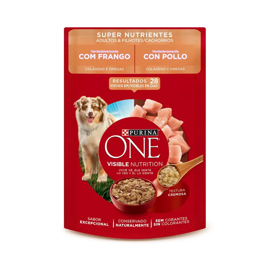 PURINA ONE SOBRE SUPER NUTRIENTES POLLO 85 G