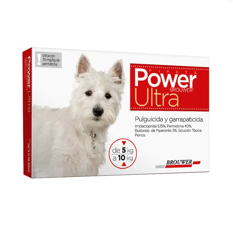 Pipeta Power Ultra para Perros – 5 Kg a 10 Kg