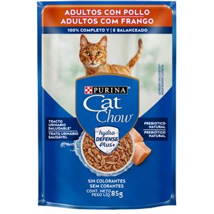 Sachet de comida húmeda Cat Chow para adultos con pollo - 85 g