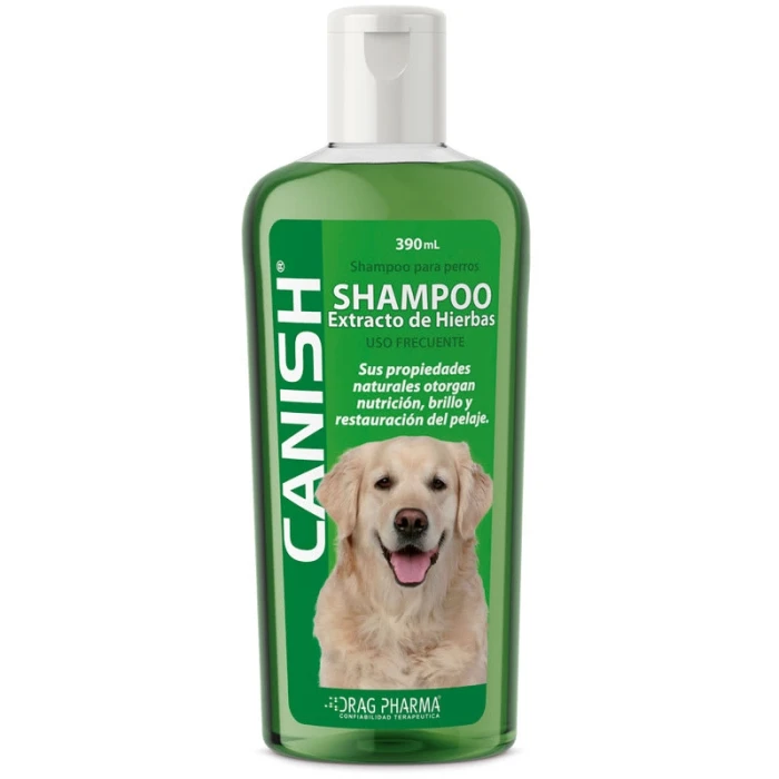 [1006454] CANISH SHAMPOO PERROS EXTRACTO HIERBAS 390ML 