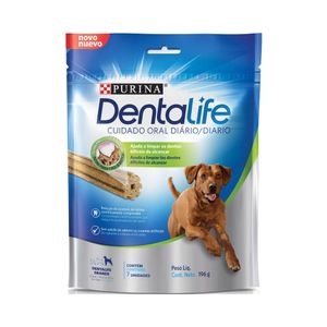 Purina Snack DentaLife 7 Unidades Raza Grande -196gr