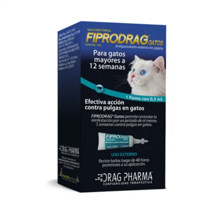 Fiprodrag Pipeta Gatos 0,5ml