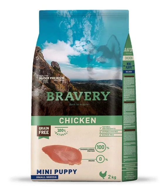Bravery chicken mini puppy 2kg