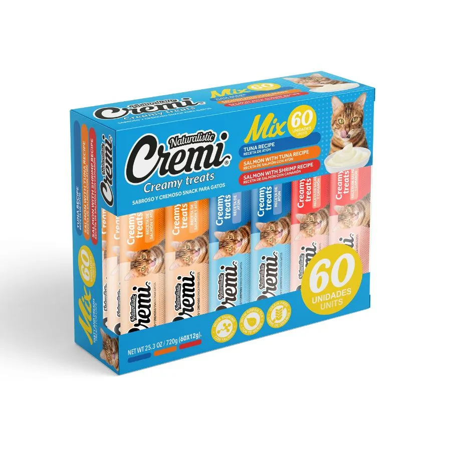 [C2609] Naturalistic cremi caja mix de mariscos 60 sobres