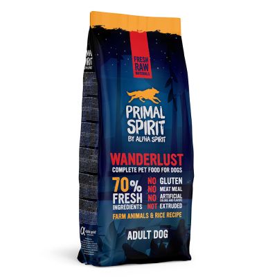 Primal Spirit 70 % Wanderlust Pienso Para Perros - 12 Kg