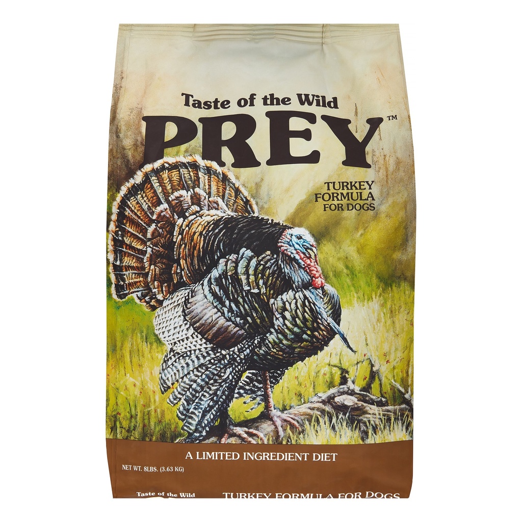 Alimento seco para perros Taste of the Wild PREY Turkey 3,63KG. | PAVO