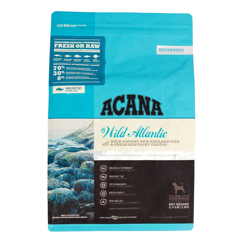 ACANA Highest Protein Wild Atlantic Recipe Dry para perros 2kg