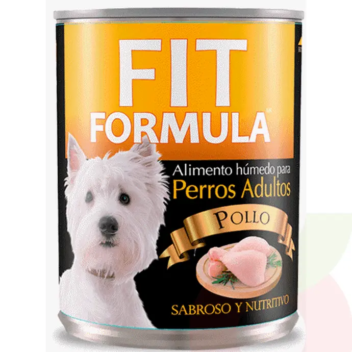 Fit Formula Alimento Húmedo Adulto Lata 280Gr sabor pollo