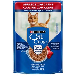 [12482400] Cat Chow Sache Adultos con Carne - 85g