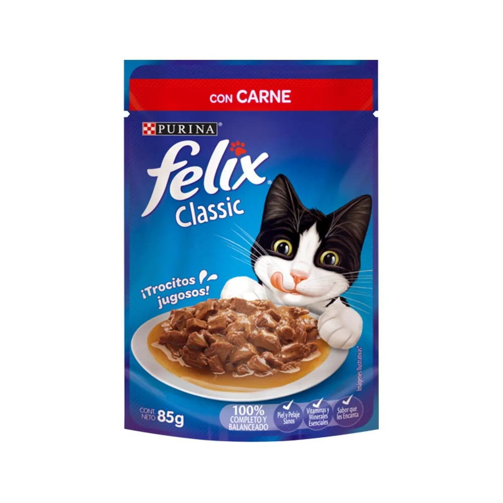 FELIX SABOR CARNE EN SALSA 85GR