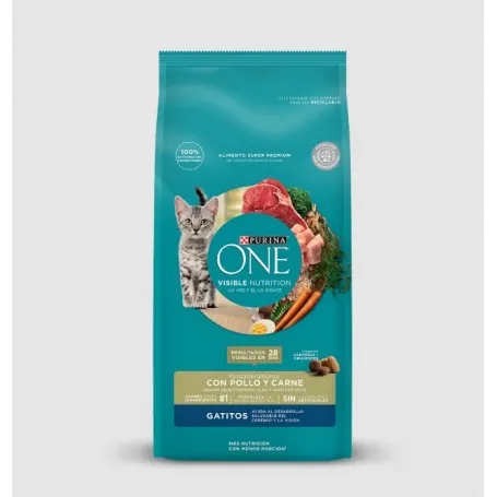 [12466092] PURINA ONE Gatitos de Pollo y Carne 2Kg