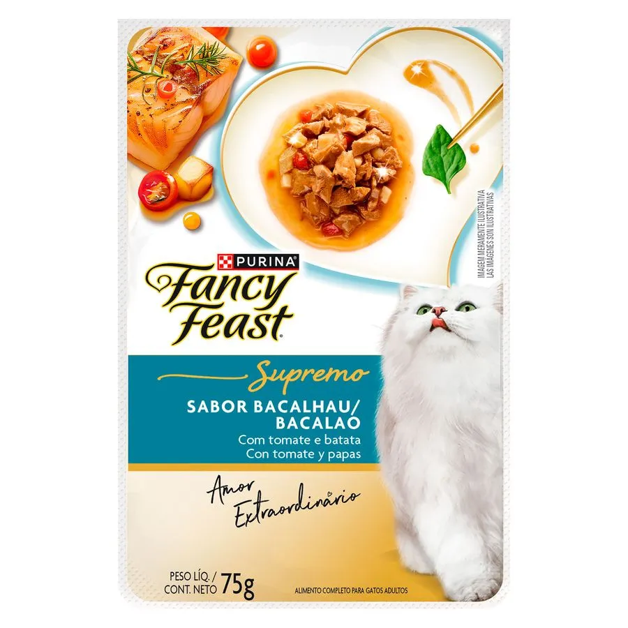 [12617486] Fancy Feast Sobres de pescado blanco supremo 75 g