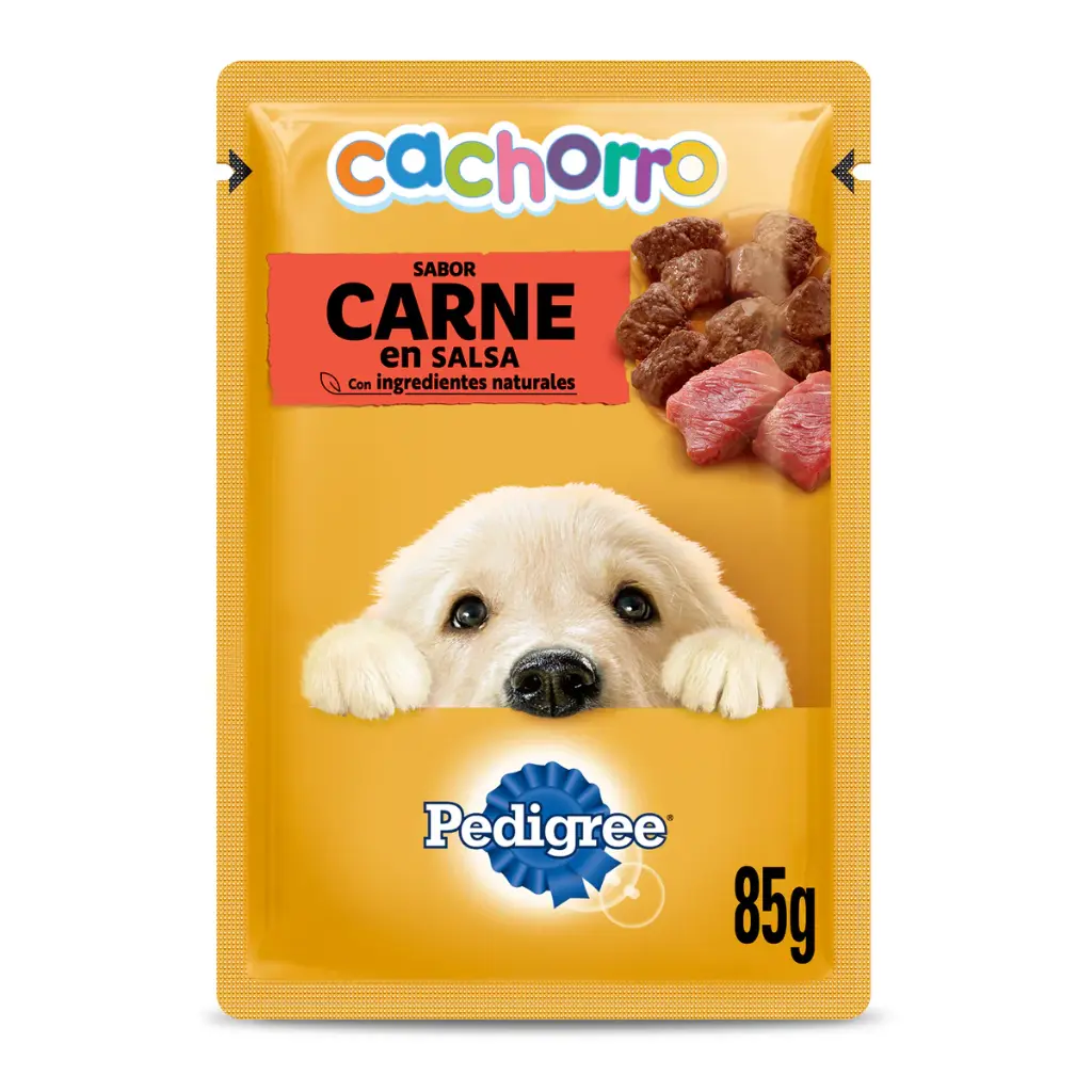 PEDIGREE® SOBRES™ Cachorro En Salsa Sabor Carne 85g