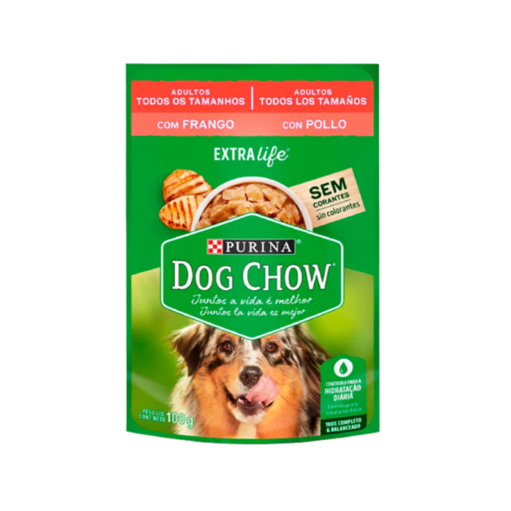 Alimento Para Perro Dog Chow Adulto Sabor Pollo 100 G