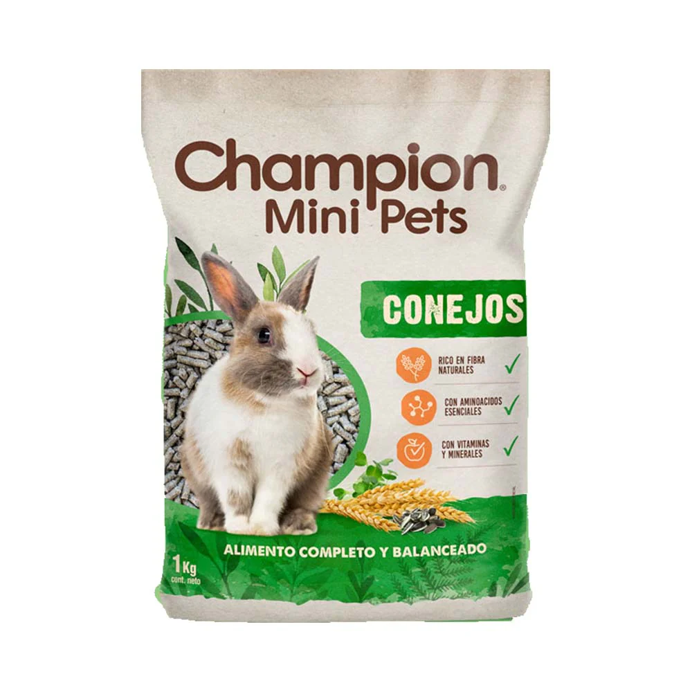 CHAMPION MINI PETS CONEJOS 1KG